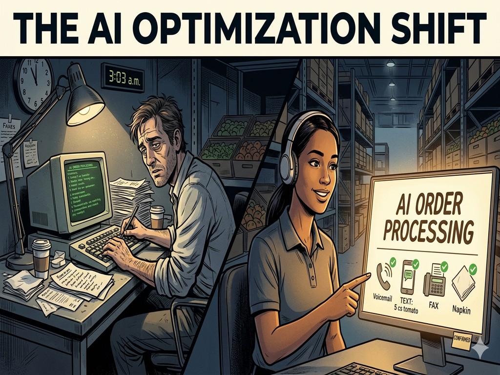 The $9.40 Phone Call: Why Food Distributors Are Paying More to Take an Order Than a Fast-Food Worker Earns in an Hour