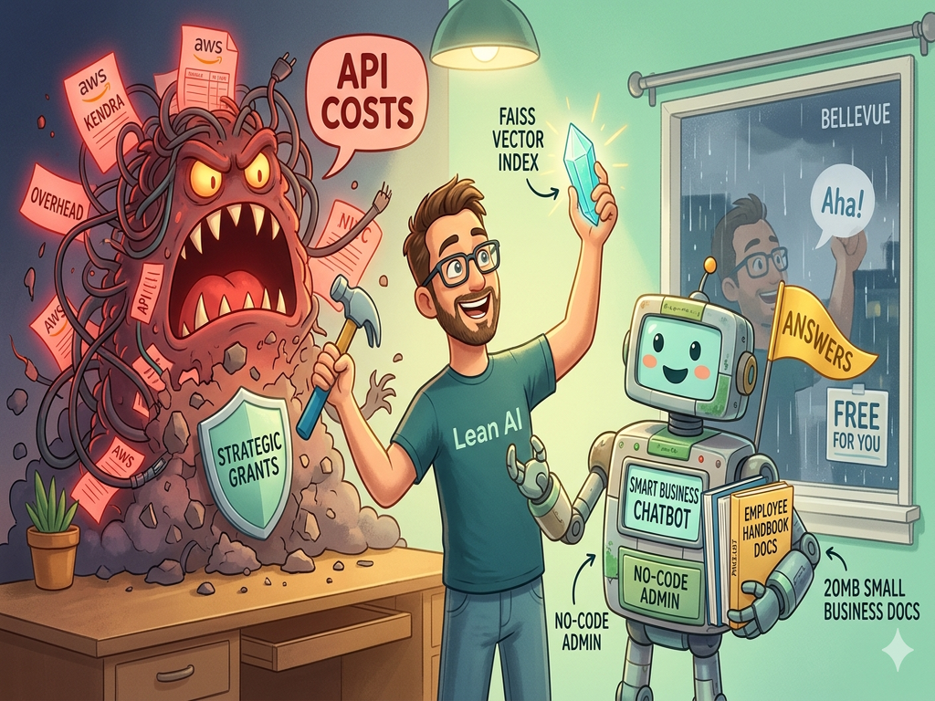 From Big Ideas to Small Bills: The Story Behind Our "Free" Smart Business Chatbot